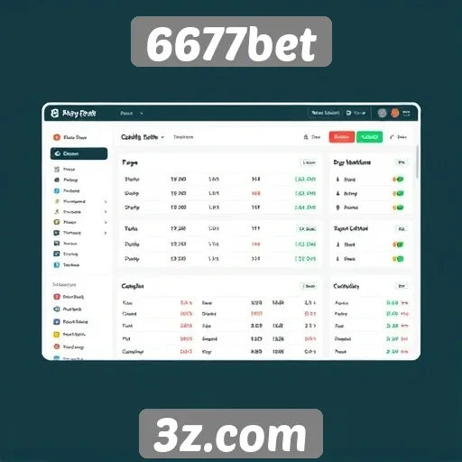Explorando a interface do usuário do site 6677bet